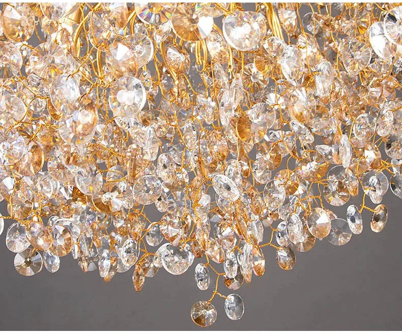 Sapphire Modern Crystal Chandelier