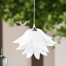 DIY Puzzle Pendant Light | Modern White Flower Chandelier