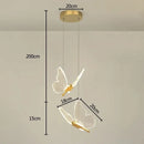 "Butterfly Glow – Modern LED Pendant"
