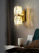 Modern Crystal LED Wall Lamp – Luxury Stainless Steel Sconce