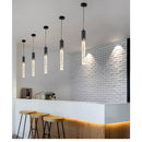 Aluminum & Crystal Pendant Light
