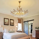 Modern Round Gold LED Crystal Chandelier