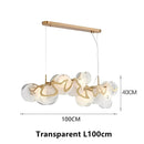 Premium Modern Round Glass and Iron Chandelier – Elegant Tricolor Lighting