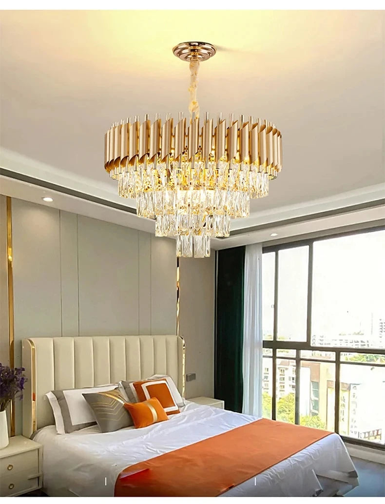 Golden Grace Chandelier