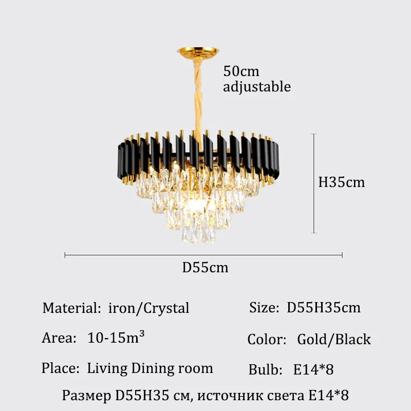 Golden Grace Chandelier