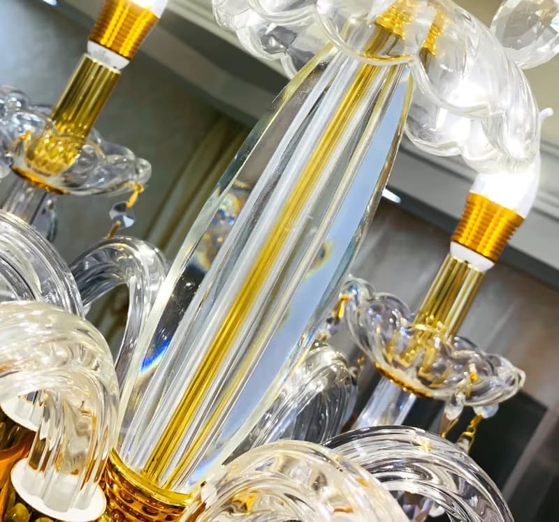 Classic Gold Crystal Chandelier – Timeless Elegance