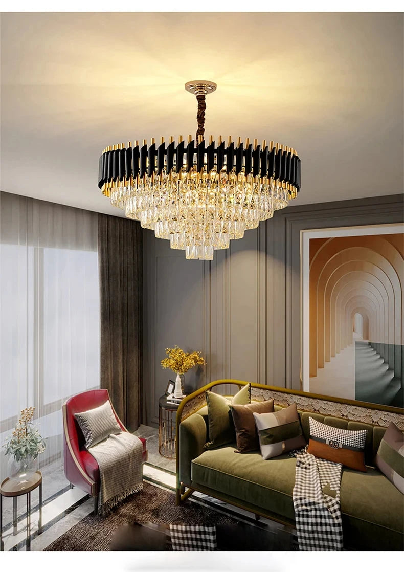 Golden Grace Chandelier