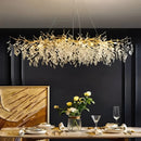 Gold Linear Crystal Chandelier