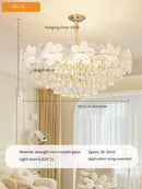Eternal Radiance Floral Crystal Chandeliers