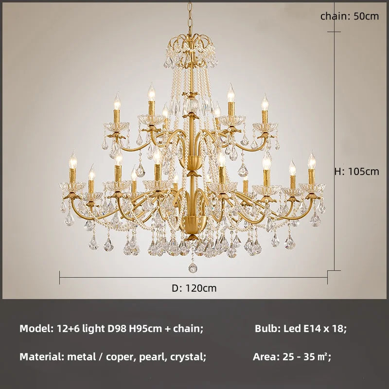 Royal Majesty Crystal Chandelier