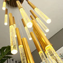 Aura Gold Crystal Pendant Chandelier