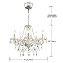 Crystal Elegance – European Luxury Chandelier for Living & Bedroom
