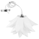 DIY Puzzle Pendant Light | Modern White Flower Chandelier