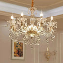 Classic Gold Glass Chandelier – Timeless Elegance