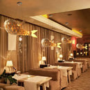 Handcrafted Fish-Shaped Crystal Pendant Lamp