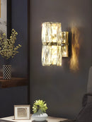 Modern Crystal LED Wall Lamp – Luxury Stainless Steel Sconce
