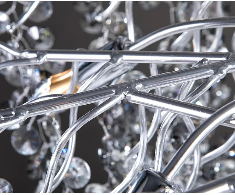 Sapphire Modern Crystal Chandelier