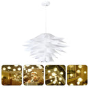 DIY Puzzle Pendant Light | Modern White Flower Chandelier