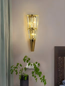 Modern Crystal LED Wall Lamp – Luxury Stainless Steel Sconce
