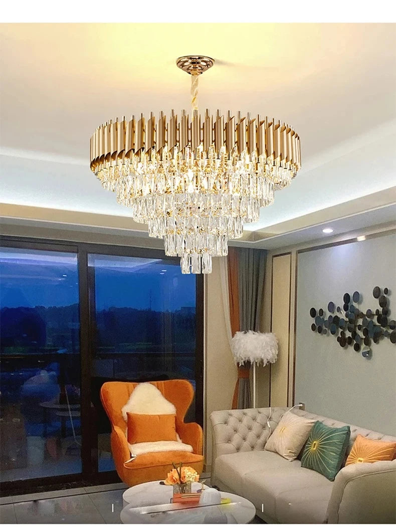 Golden Grace Chandelier