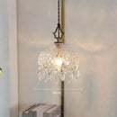 French Retro Copper & Glass Pendant Lamp – Luxurious Vintage Design