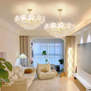Eternal Radiance Floral Crystal Chandeliers