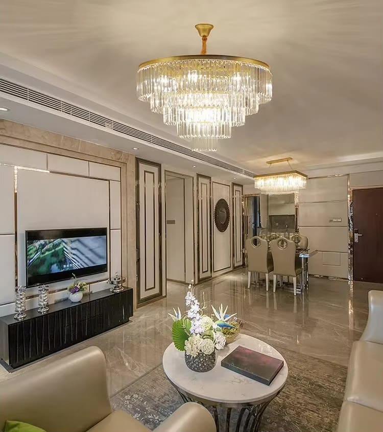 New Lux Chandelier