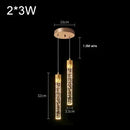 Aluminum & Crystal Pendant Light