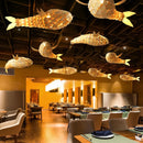 Handcrafted Fish-Shaped Crystal Pendant Lamp
