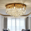 Premium Crystal & Iron Ceiling Light – Modern Elegant Design