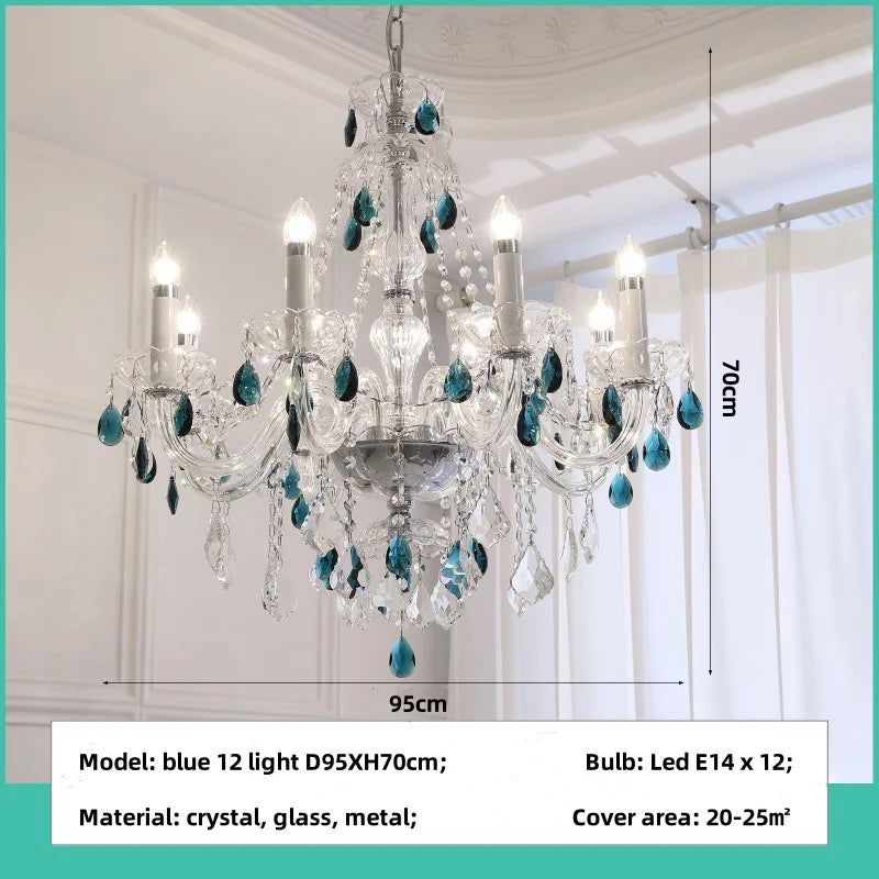 Luxurious Fleur Crystal Chandelier