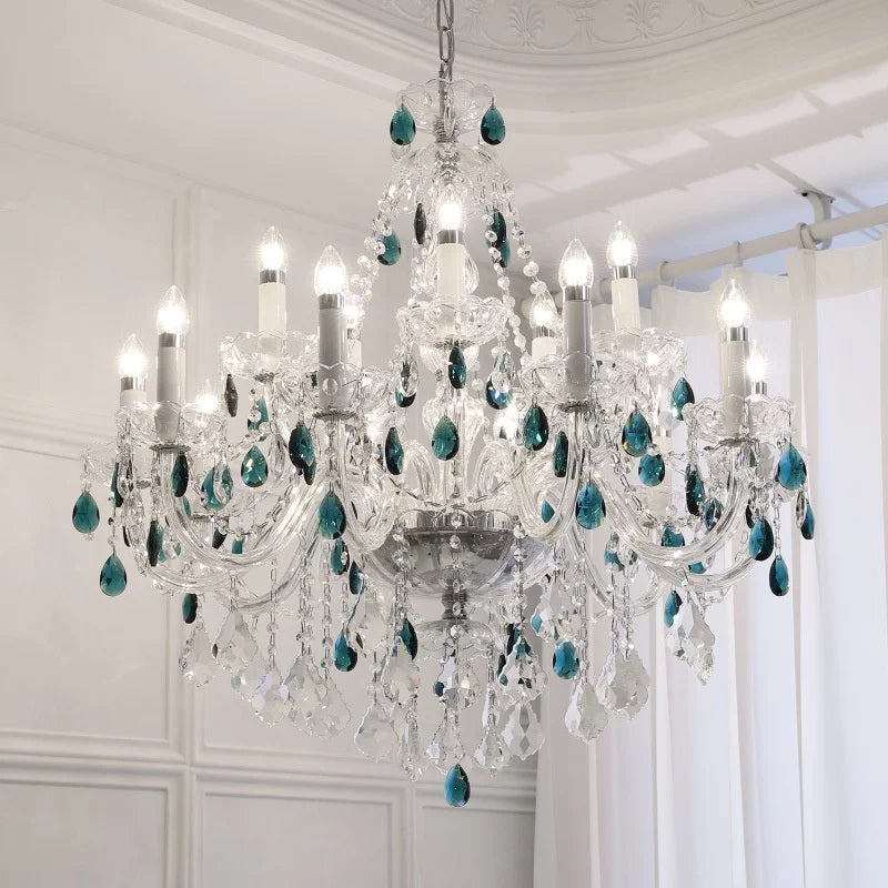 Luxurious Fleur Crystal Chandelier