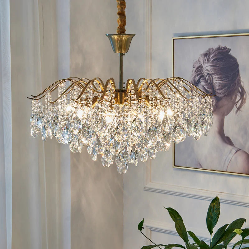 Versailles Chandeliers Gold Finish