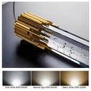 Aluminum & Crystal Pendant Light