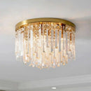 Premium Crystal & Iron Ceiling Light – Modern Elegant Design