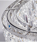 Luxurious Celeste Chrome Crystal Pendant Chandelier