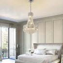 Crystal Glow – Modern Semi-Flush Crystal Chandelier