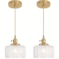 Lumoria Glass Elegance – Set of 2 Chandeliers