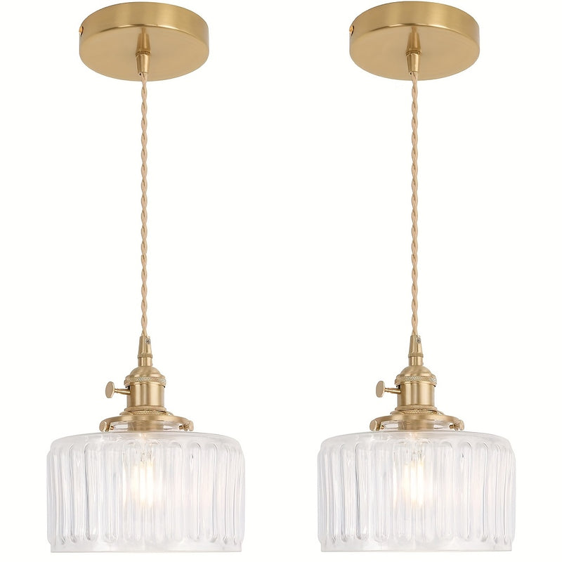 Lumoria Glass Elegance – Set of 2 Chandeliers