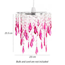 Lumoria Cherry Glow Acrylic Chandelier